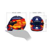 Bell 1:2 Scale F1 Mini Helmet Carlos Sainz / Williams - 2025 F1 Season - FAST RACER