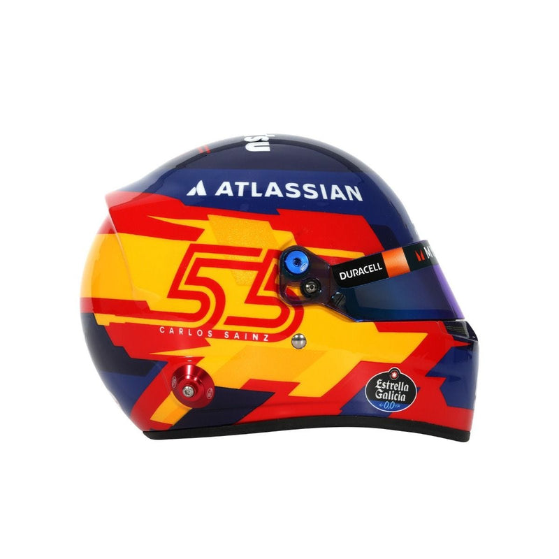 Bell 1:2 Scale F1 Mini Helmet Carlos Sainz / Williams - 2025 F1 Season - FAST RACER