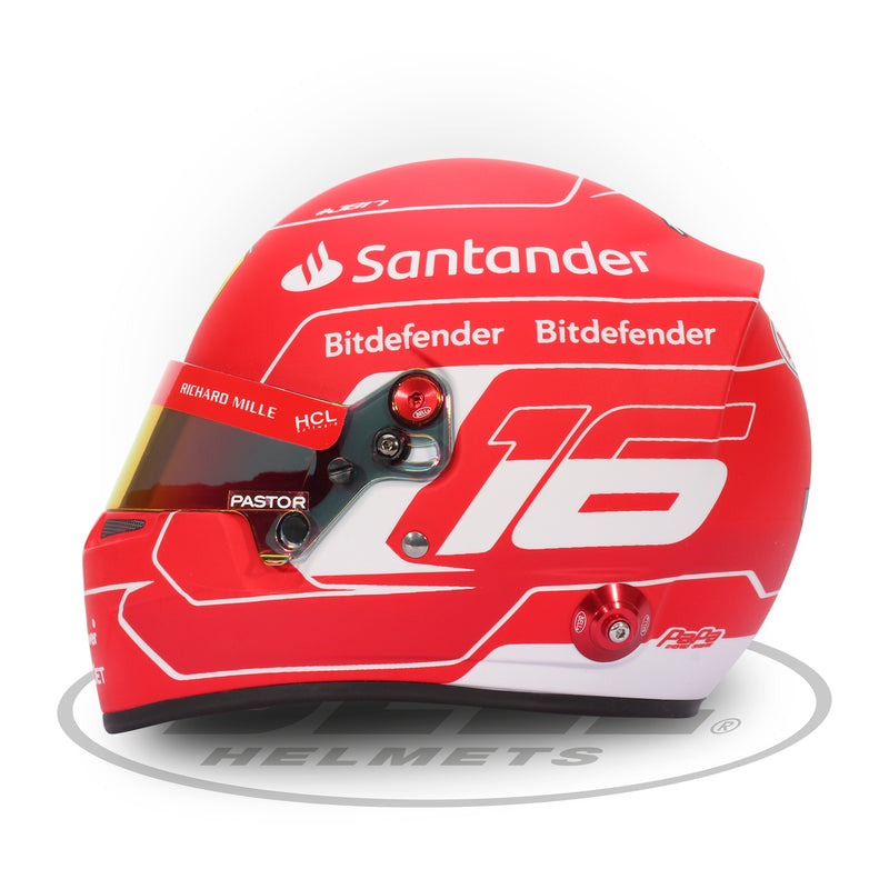 Bell 1:2 Scale Mini Helmet Charles Cleclerc 2023 Ferrari - FAST RACER