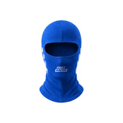 Front view of Fast Racer Karting Balaclava Graphic 1 in Blue Color