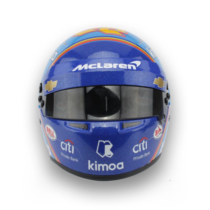 Bell 1:2 Scale Mini Helmet Fernando Alonso 2019 Indy 500 - FAST RACER
