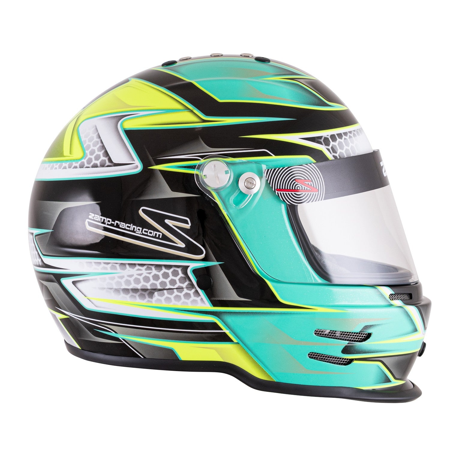 Zamp RZ-42Y C3 Youth Racing Snell CMR2016 Graphic Helmet - Fast