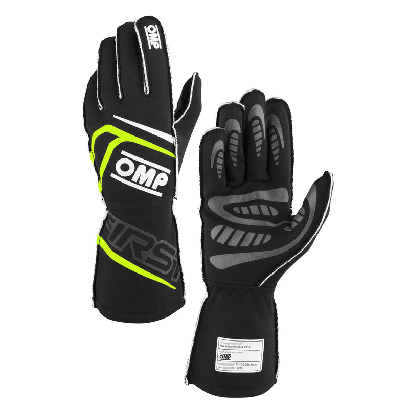OMP FIRST Racing Gloves FIA - SFI - FAST RACER