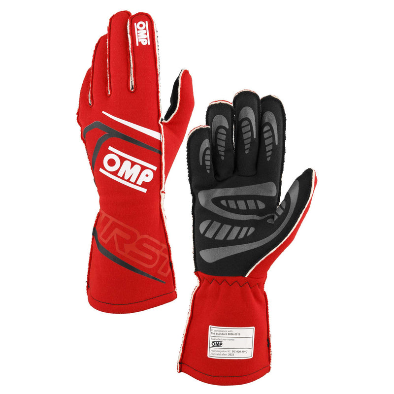 OMP FIRST Racing Gloves FIA - SFI - FAST RACER