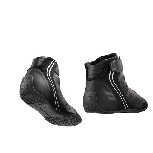 OMP One Evo X Racing Shoes FIA - 2024 Colors - Black Rear - Fast Racer