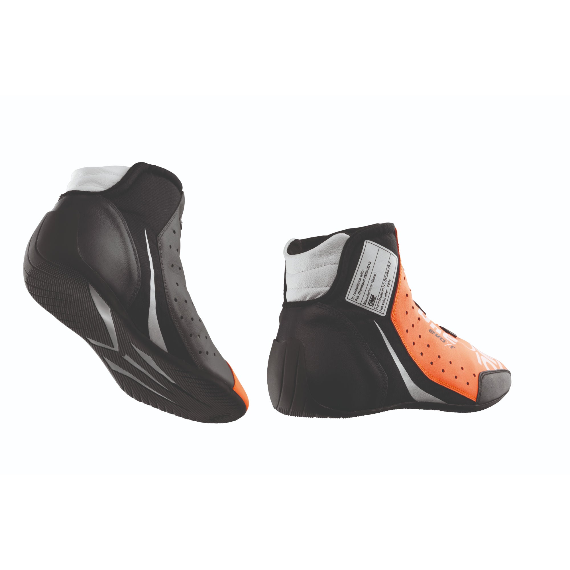 OMP ONE EVO XR Racing Shoes FIA - Rotor Lacing Shoes - Fast Racer