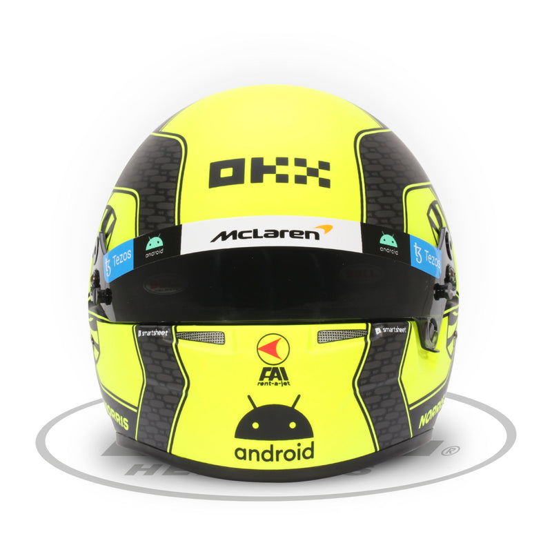 Bell 1:2 Scale Mini Helmet Lando Norris 2023 Mclaren - FAST RACER