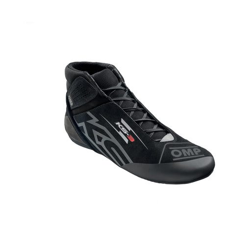 Main View of the OMP KS-3 Black KS - 3 Kart Shoes / 2026 Model - Youth / Kids Sizes at Fast Race