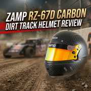 Zamp RZ-67D Carbon Dirt Track Racing Helmet Review by Zamp-Racing and FAST RACER