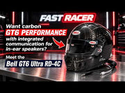 Thumbnail of Bell GT6 Ultra RD-4C Racing Helmet with Dual Snell SA2025 & FIA 8859-2024 Certification Video From FAST RACER