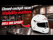 Bell M8 SPORT SA2025 — Wide Eyeport, Best for Closed-cockpit Racers and Race-Ready at FAST RACER
