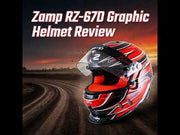 Zamp RZ-67D Graphic Helmet Review: SA2025 Dirt Performance Racing Helmet with Color Match Interior - Fast Racer