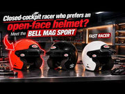 Bell MAG Open Face Racing Helmet Snell SA2025 at FAST RACER