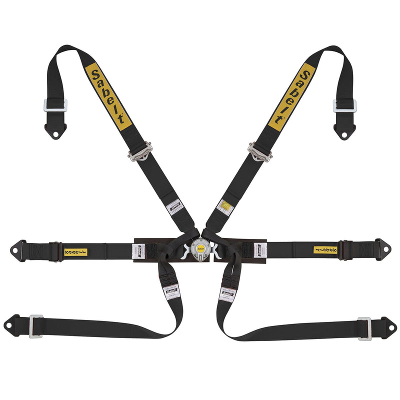 Sabelt FIA8853 - 2016 Silver Formula 2" Pull Up Racing Harness - FAST RACER