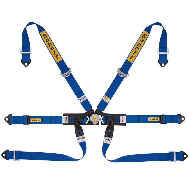 Sabelt FIA8853 - 2016 Silver Formula 2" Pull Up Racing Harness - FAST RACER