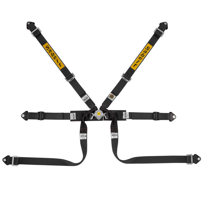 Sabelt FIA8853 - 2016 Steel Formula 2" Pull Up 6 - Point Racing Harness - FAST RACER