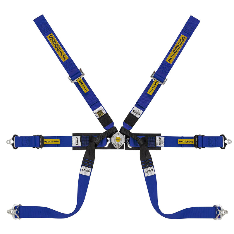 Sabelt FIA8853 - 2016 Steel Formula Mid 2" Pull Up, Sewn Loop Shoulder 6 - Point Racing Harness - FAST RACER
