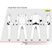 Sabelt TS10 Custom-Fitted Racing Suit - Printed, Single Base Color - White - Fast Racer