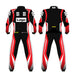Sabelt TS-10 Sublimated Custom-fitted Racing Suit - Black/Red/White - Fast Racer