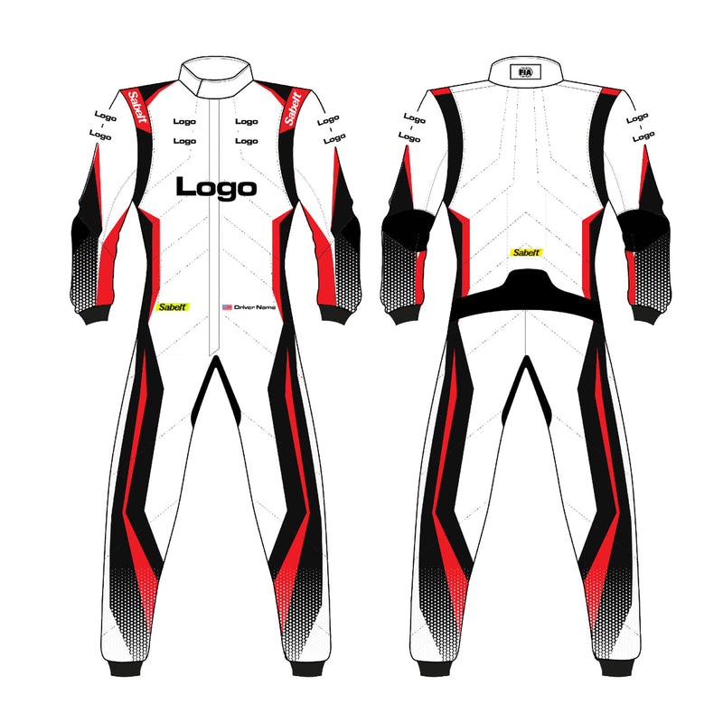 Sabelt TS - 10 Sublimated Custom Race Suit - FAST RACER