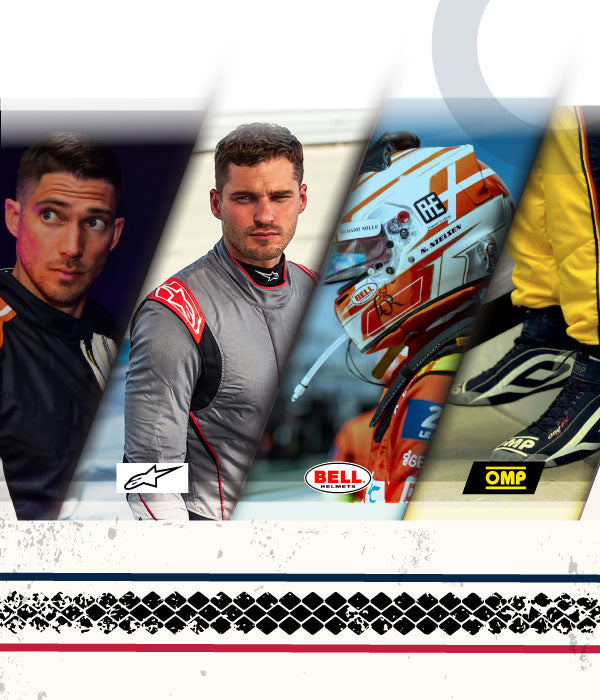 Top Racewear Brands as Alpinestars, BELL and OMP and full line-up of Race Helmets, Suits, Shoes, Gloves, Hans Devices and Accessories at FAST RACER