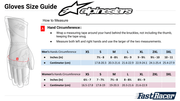 Alpinestars  Gloves Size Chart from Fast Racer