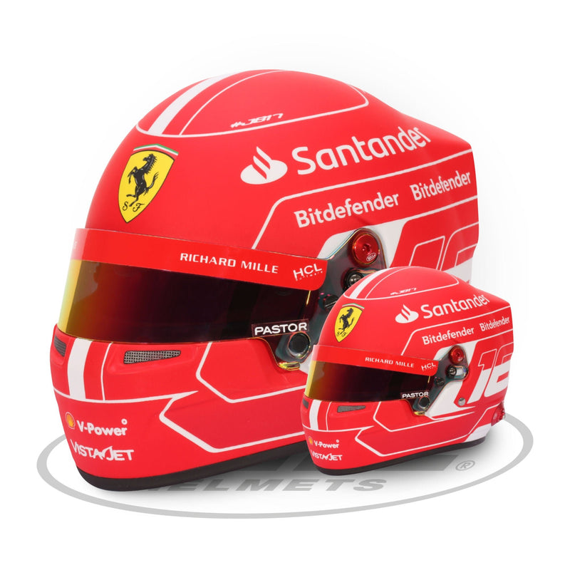 Bell 1:2 Scale Mini Helmet Charles Leclerc 2023 Ferrari F1, Fast Racer — FAST RACER