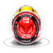 Bell 1:2 Scale Mini Helmet Kevin Magnussen 2023 - Hasas F1 Formula 1 Team - Top - Fast Racer