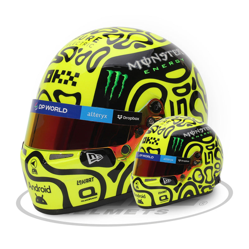 Bell 1:2 Scale F1 Mini Helmet Lando Norris 2024 Mclaren - FAST RACER