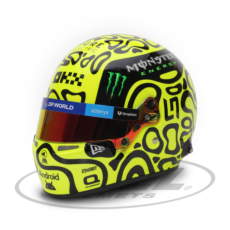 Bell 1:2 Scale F1 Mini Helmet Lando Norris 2024 Mclaren - FAST RACER