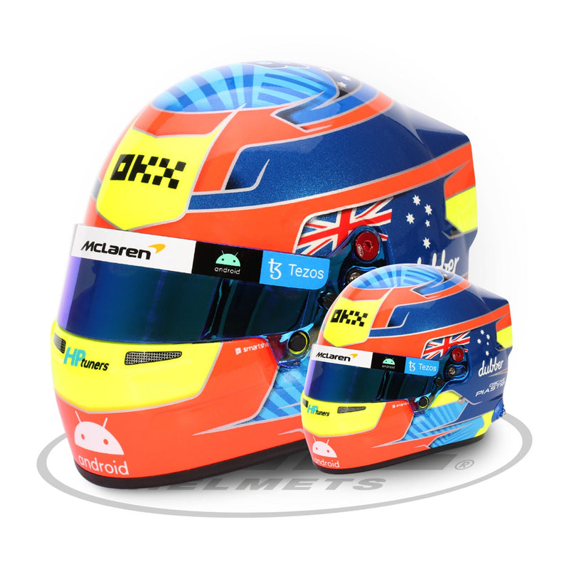 Bell 1:2 Scale Mini Helmet Oscar Piastri 2023 Mclaren - FAST RACER