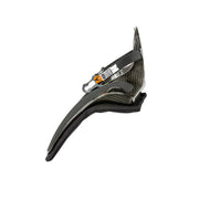 Stand21 FHR Featherlite Carbon head and neck restraint with padding and sliding tether, side profile – Fast Racer