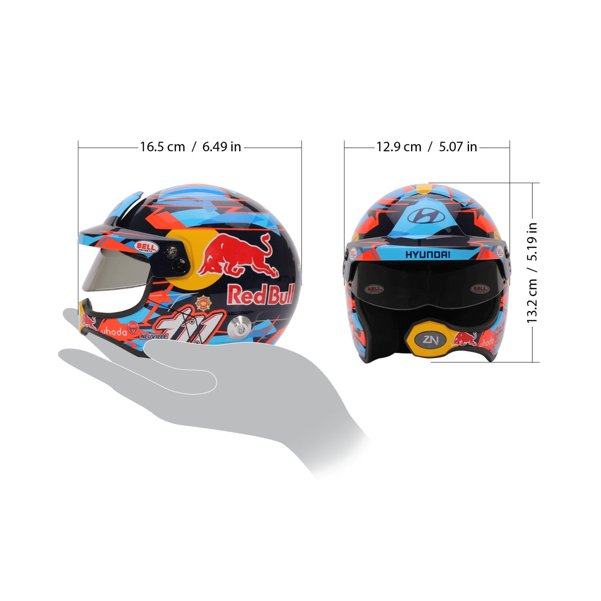 Bell 1:2 Scale WRC Mini Helmet Thierry Neuville 2023 - Fast Racer