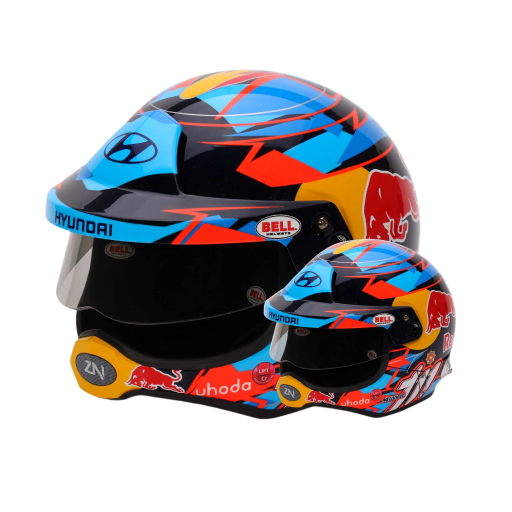 Bell 1:2 Scale WRC Mini Helmet Thierry Neuville 2023 - Fast Racer