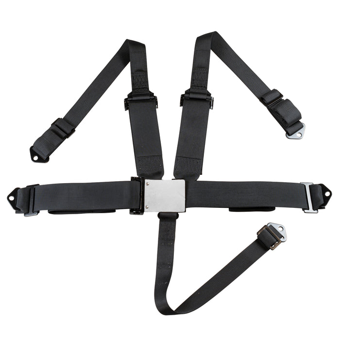 Zamp 5 Point Racing Harness 3"/2" Pull-Down/Pull-Out SFI 16.1 - Closed Latch Lock System - Fast Racer