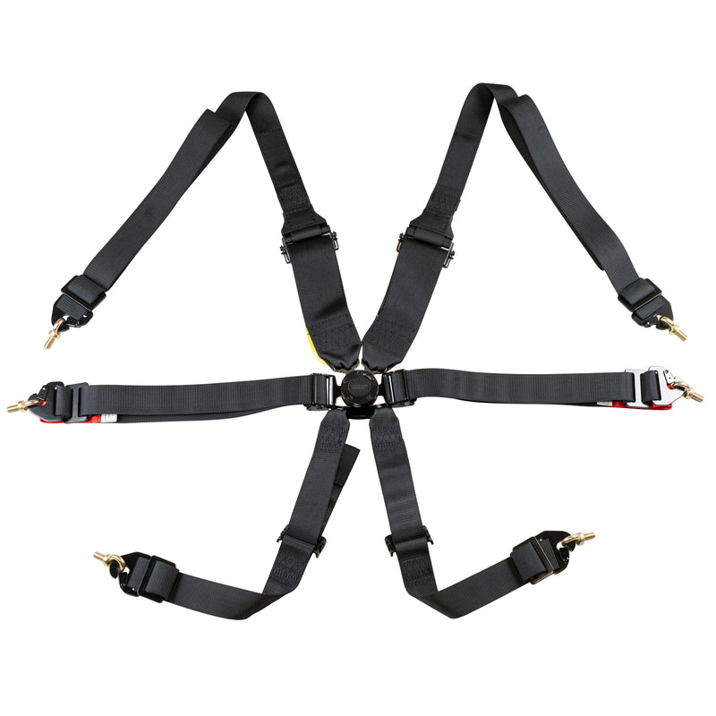 Zamp 6 Point Racing Harness 3"/2" Pull - Down/Pull - Out FIA 8853 - 2016 - FAST RACER