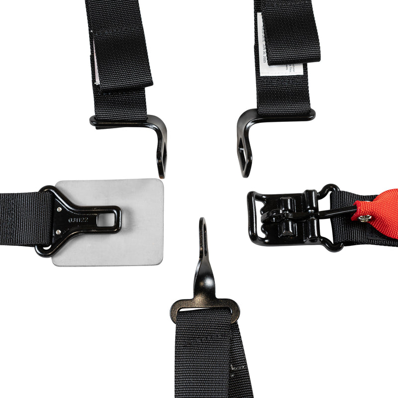 Zamp 6 Point Racing Harness 2" Pull - Up/Pull - In SFI 16.1 - FAST RACER