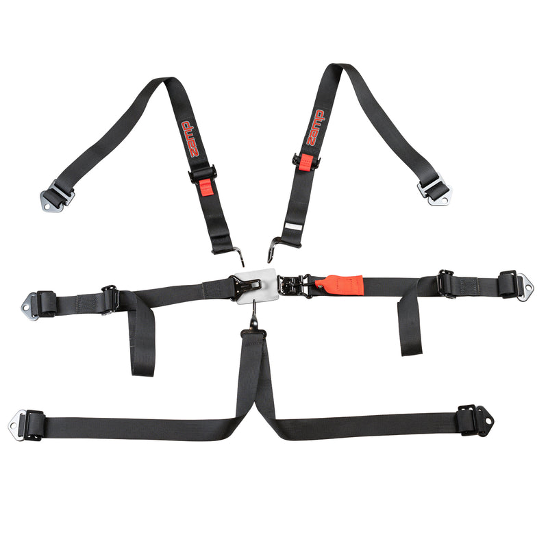 Zamp 6 Point Racing Harness 2" Pull - Up/Pull - In SFI 16.1 - FAST RACER