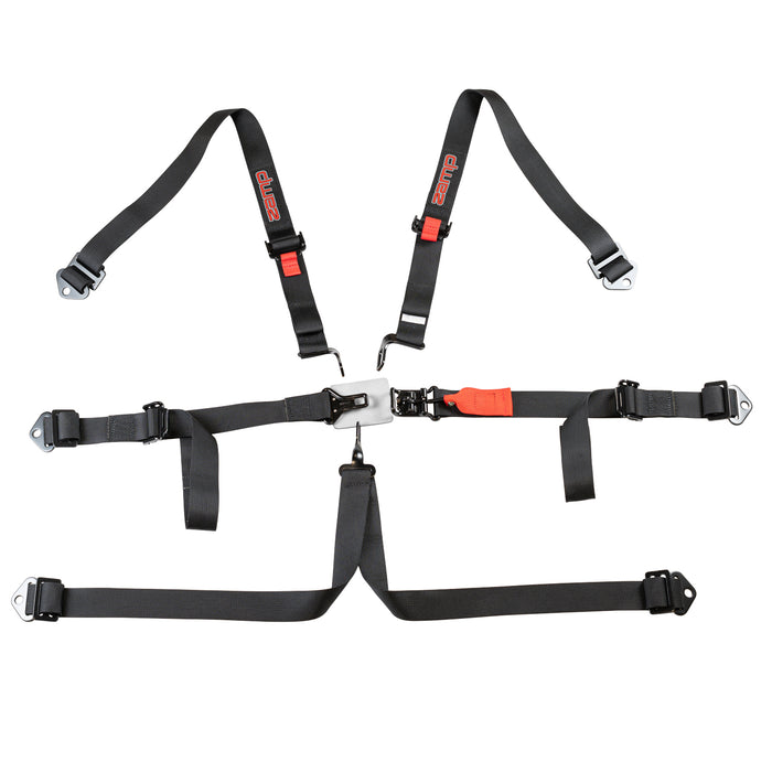 Zamp 6 Point Racing Harness 2" Pull-Up/Pull-In SFI 16.1 - Open - Fast Racer