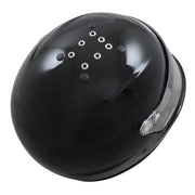 Top right view of the Zamp RZ-42Y Youth Racing Helmet Snell CMR2016 in Black color at FAST RACER