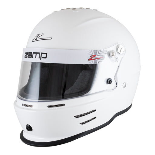 Main view of the Zamp RZ-42Y Youth Racing Helmet Snell CMR2016 in White color at FAST RACER
