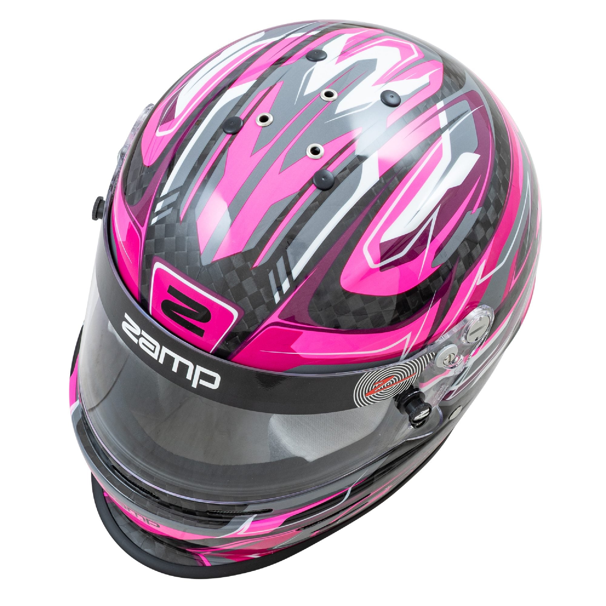 Zamp RZ-48Y Carbon Graphics Youth Racing Helmet FIA/Snell CMR