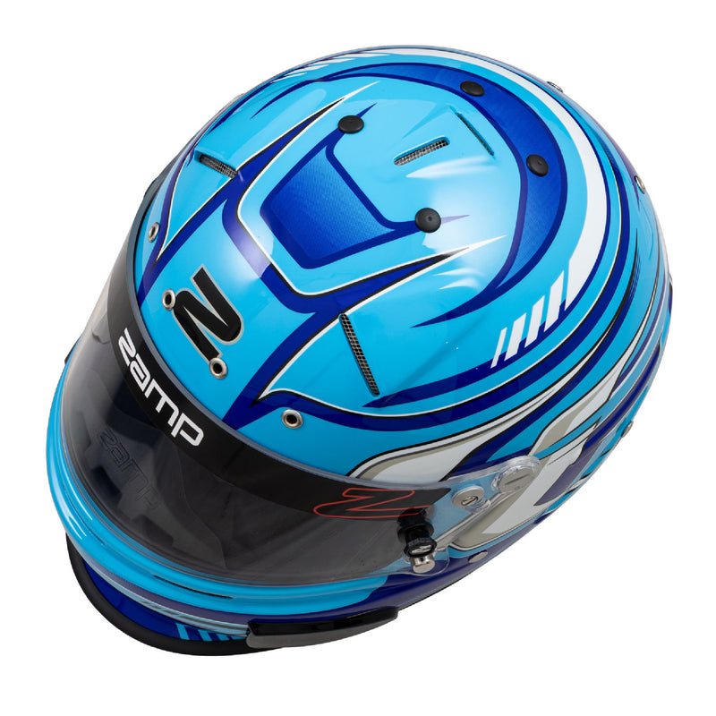 Zamp RZ-70F Graphic Racing Helmet | Snell SA2025 & FIA 8859-2024 - FAST RACER