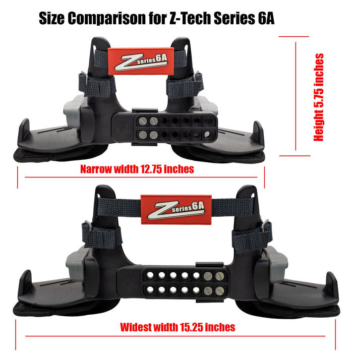Zamp Z-Tech Series 6A Head and Neck Restraint - Size Comparison  - Fast Racer