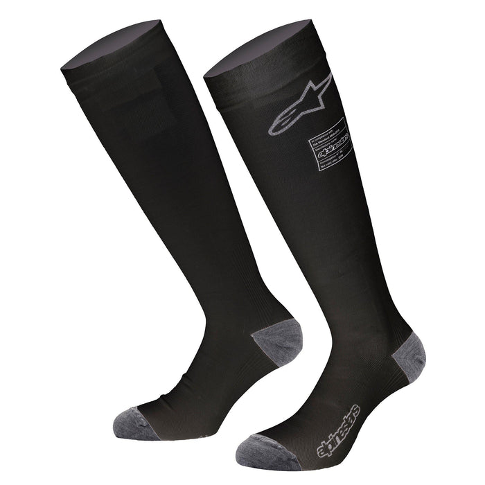 Alpinestars ZX V3 Socks - Racing Underwear - Black - Fast Racer
