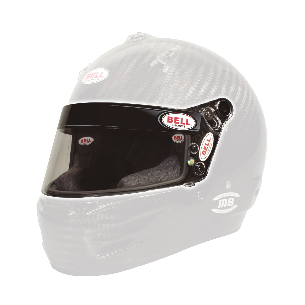 Bell SRV-8 Replacement Shield For Bell M8 Helmets, Gold Mirror