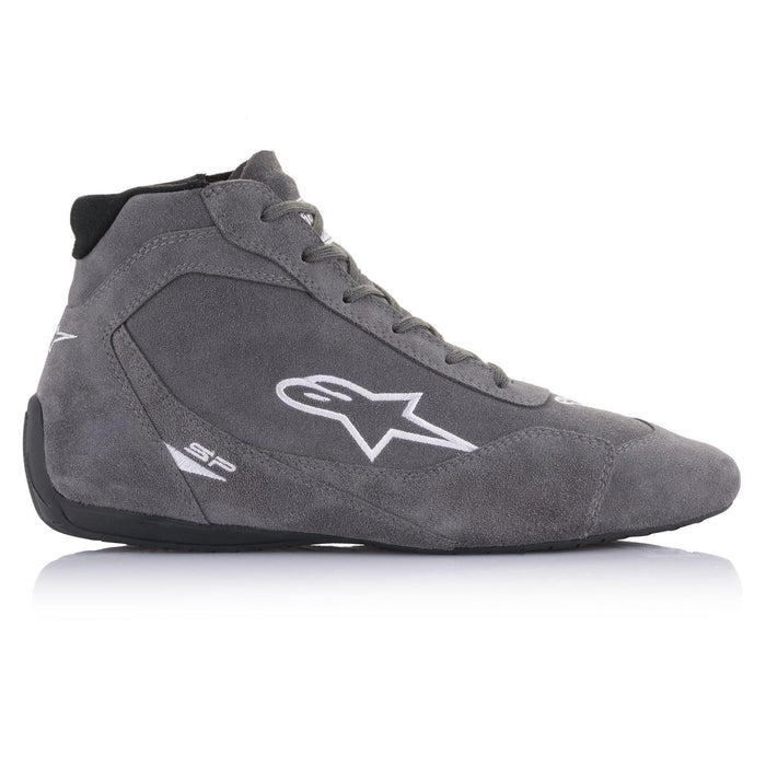 Alpinestars 2021 SP V2 Auto Shoes Racing Shoe Grey Right - Fast Racer