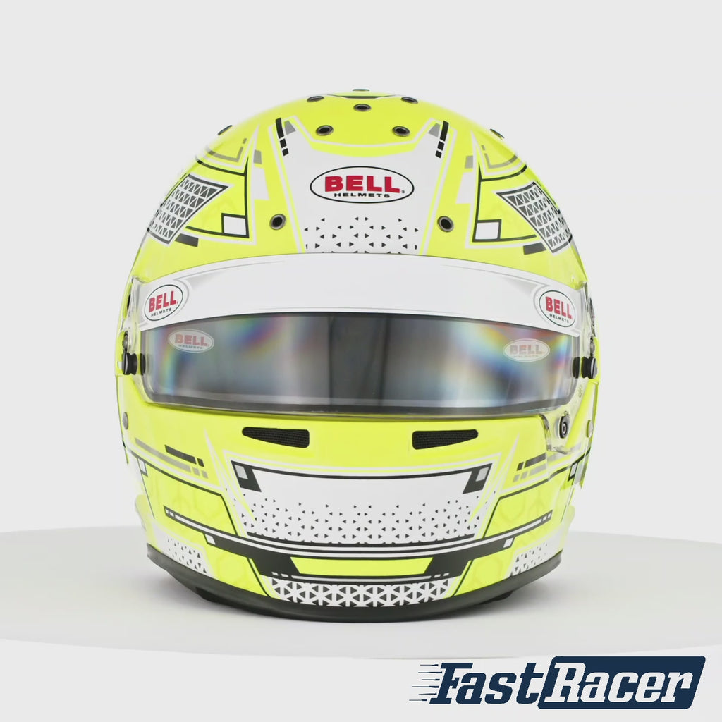 Buy Bell RS7-K Kart Racing Helmet - Snell K-2020 - Stamina Yellow - Fast Racer