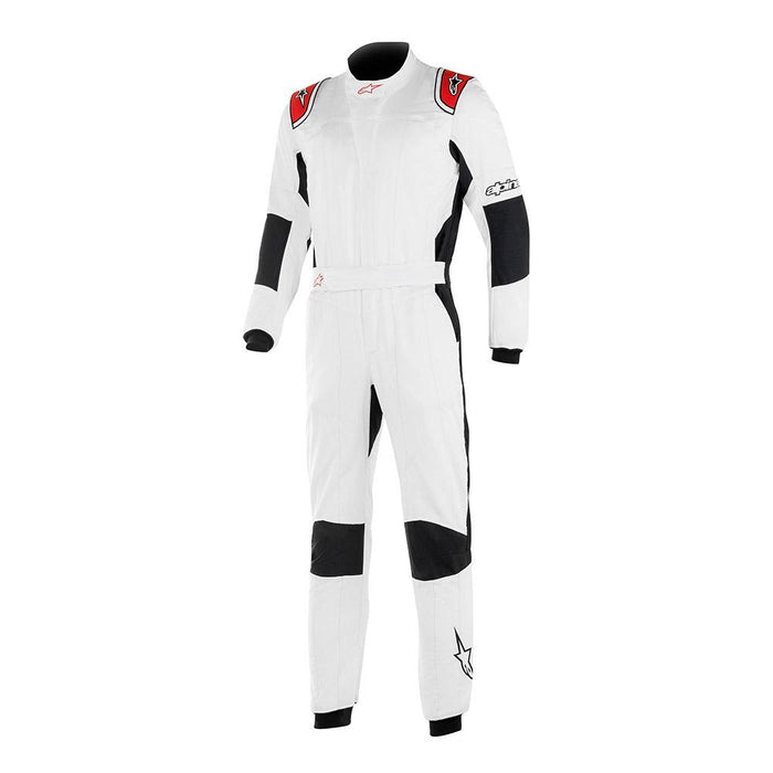 Alpinestars 2021 GP TECH V3 Racing Suit - White/Red - Front - Fast Racer