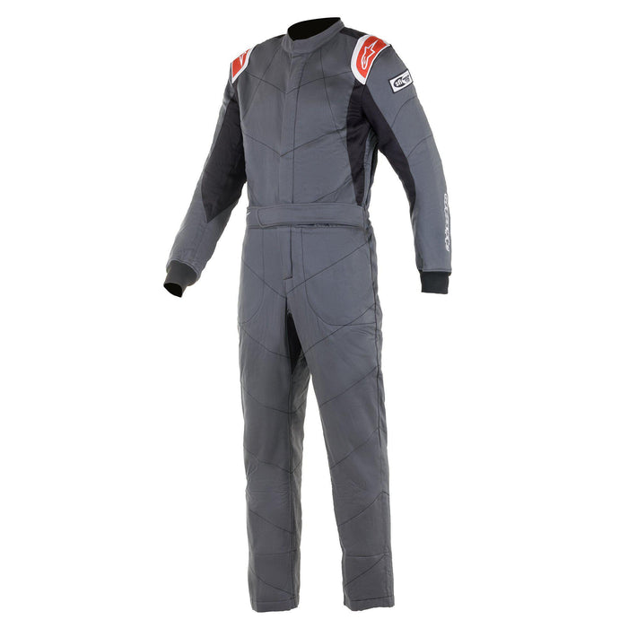 Alpinestars 2021 KNOXVILLE V2 Racing Suit Boot Cut - Anthracite / Red Front - Fast Racer